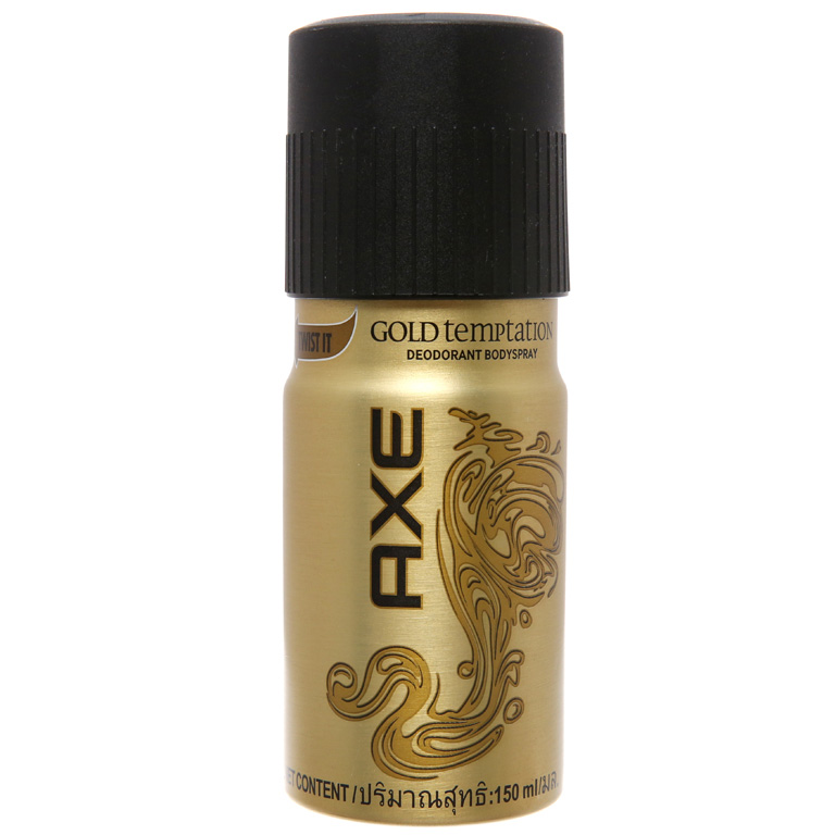 Xịt khử mùi toàn thân Axe Gold Temptation (150ml)