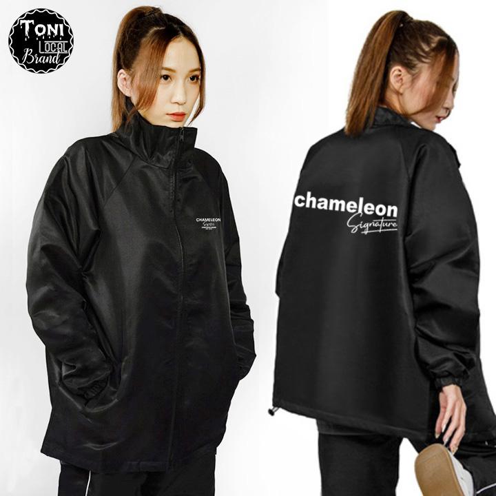 Áo Khoác Dù Local Brand CHAMELEON Jacket Mero 2 lớp dày form rộng Unisex cổ bẻ (D2400L - Kèm Video Ảnh Thật)