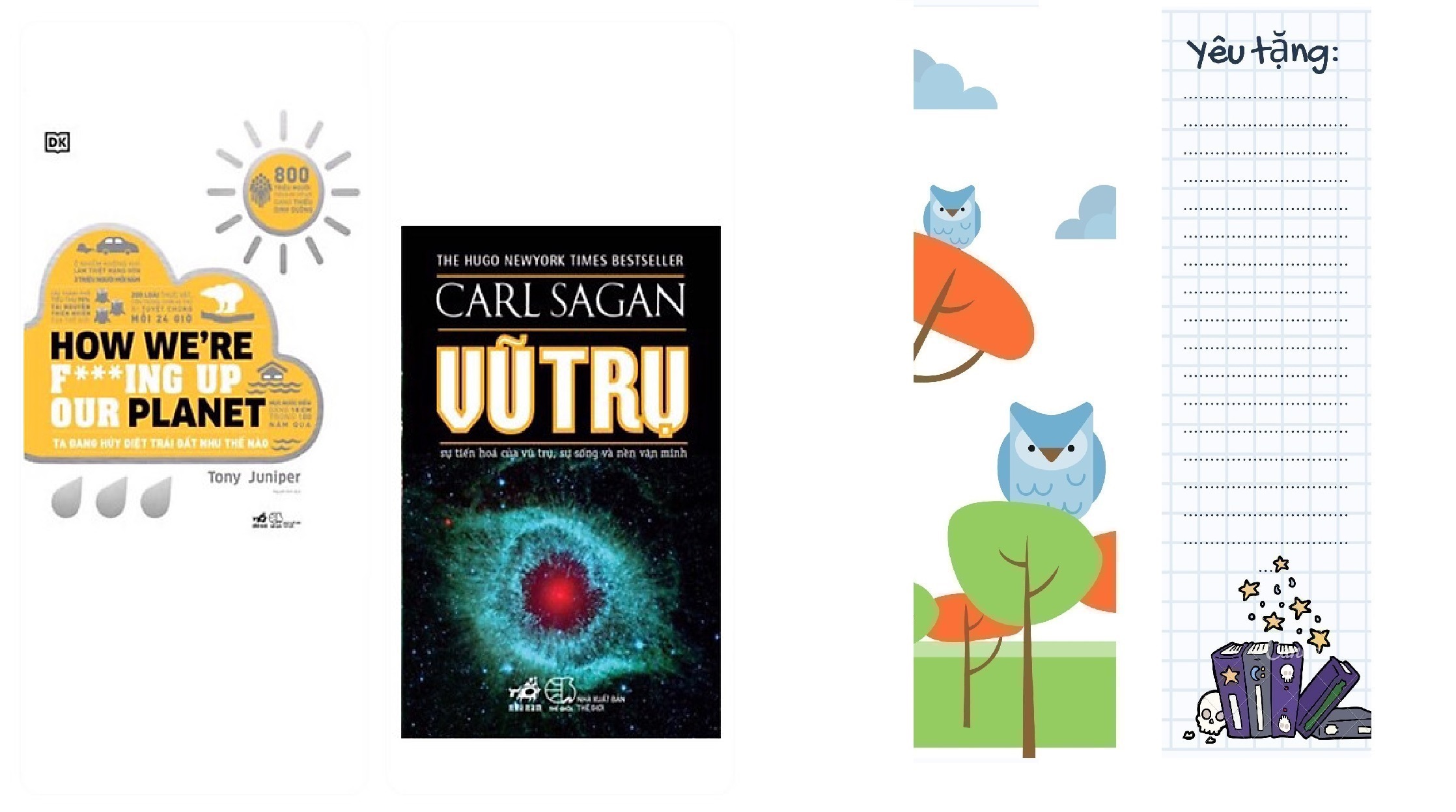 Combo 2 cuốn: HOW WE’RE F***ING UP OUR PLANET – TA ĐANG HỦY DIỆT TRÁI ĐẤT NHƯ THẾ NÀO + VŨ TRỤ - GIẢI HUGO 1981 ( Bộ Sách Khám Phá Khoa Học/ Vấn Đề Về Môi Trường/ Tặng Kèm Bookmark)