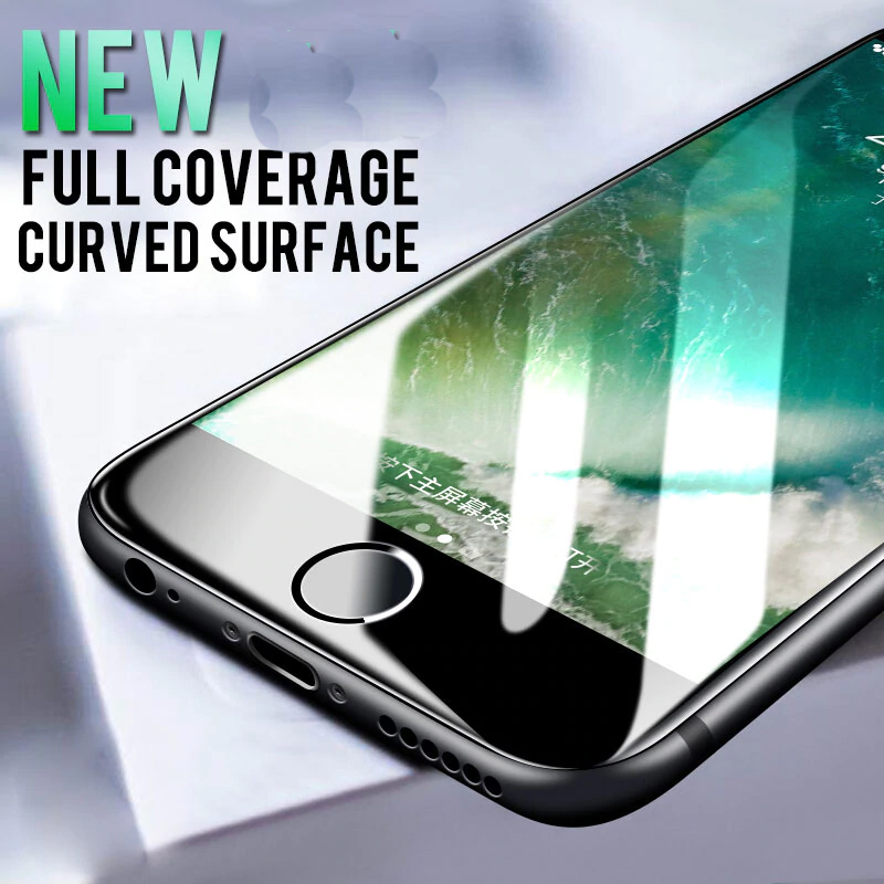 Miếng dán kính cường lực cho iPhone 6 Plus / 6s Plus hiệu ANANK 3D mỏng 0.2mm mặt kính AGGC Nhật Bản - Hàng chính hãng