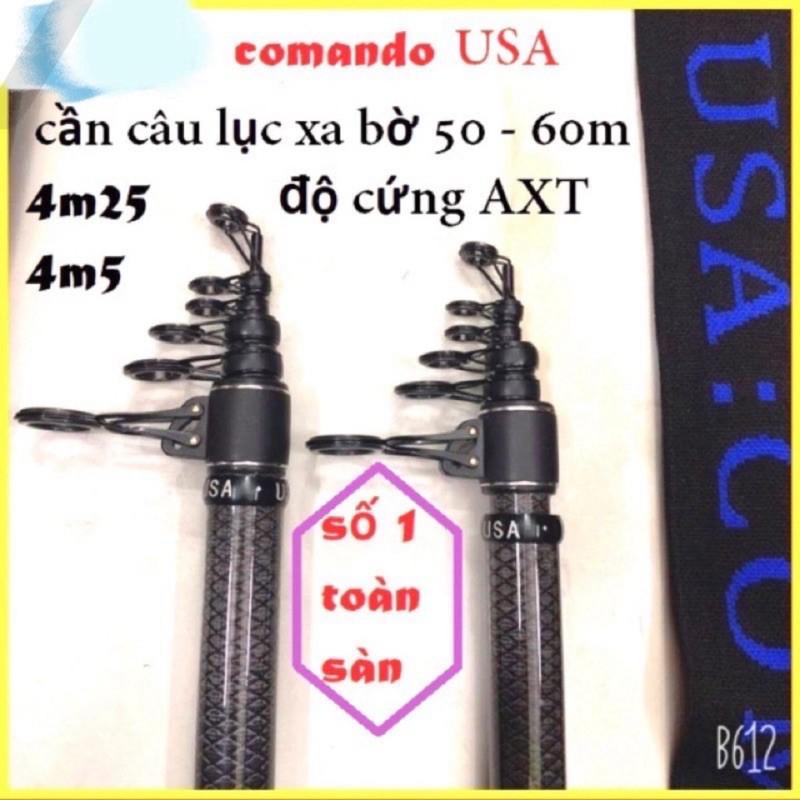 cần câu lục xa bờ Comando USA 4m25 và 4m5 Hàng loại 1 cần tải cá 20kg y hình xả kho