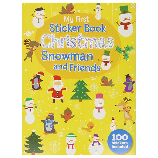 My First Christmas Sticker Book: Snowman And Friends