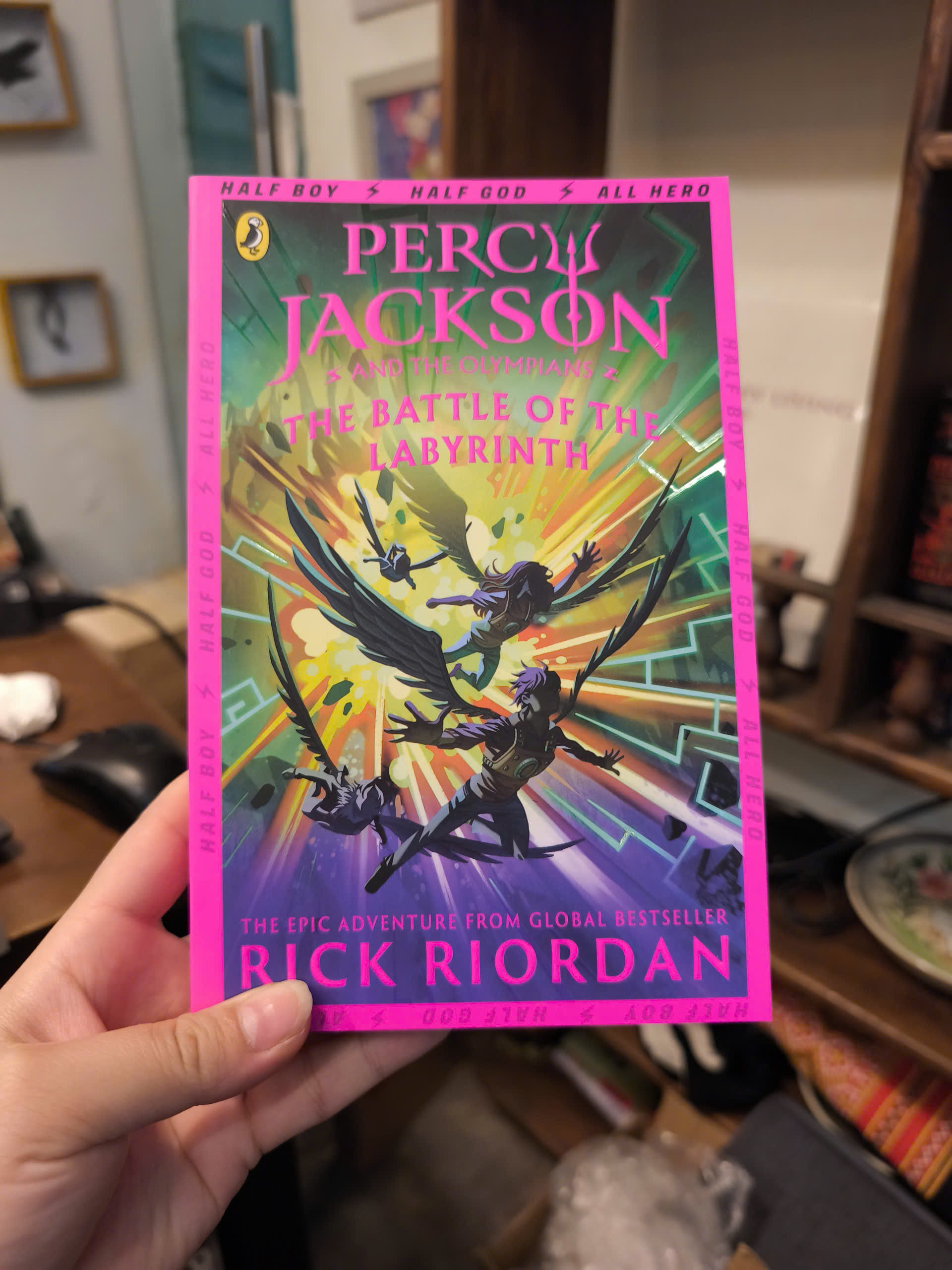 Sách - Percy Jackson And The Olympians The Battle Of The Labyrinth by Rick Riordan