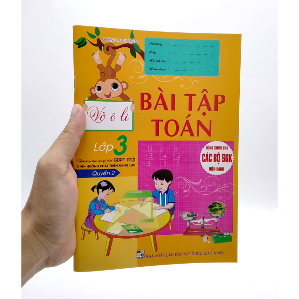 Vở Ô Li Bài Tập Toán Lớp 3 Quyển 2