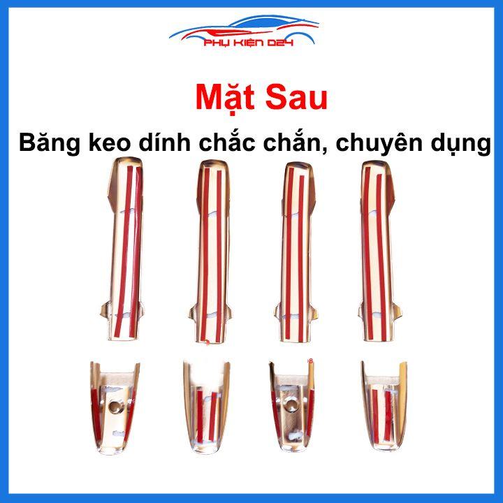 Ốp tay hõm mạ crom Brio 2019 sáng bóng chống trầy bảo vệ cửa xe ô tô