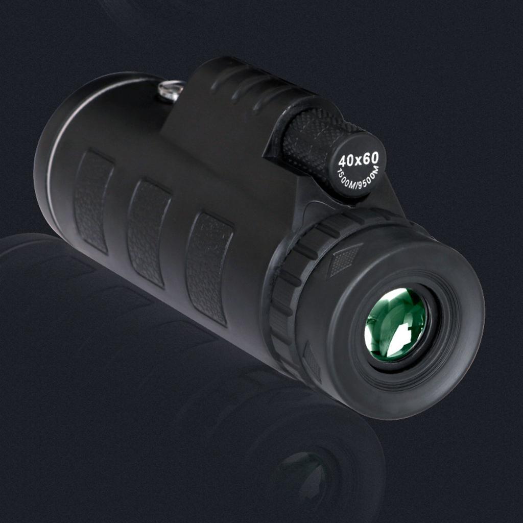 HD 40X60 Monocular Telescope - High Powered BAK4 Prism Phone Scope With Smartphone Tripod and Mount Adapter, Perfect For Hiking, Wildlife, Concerts