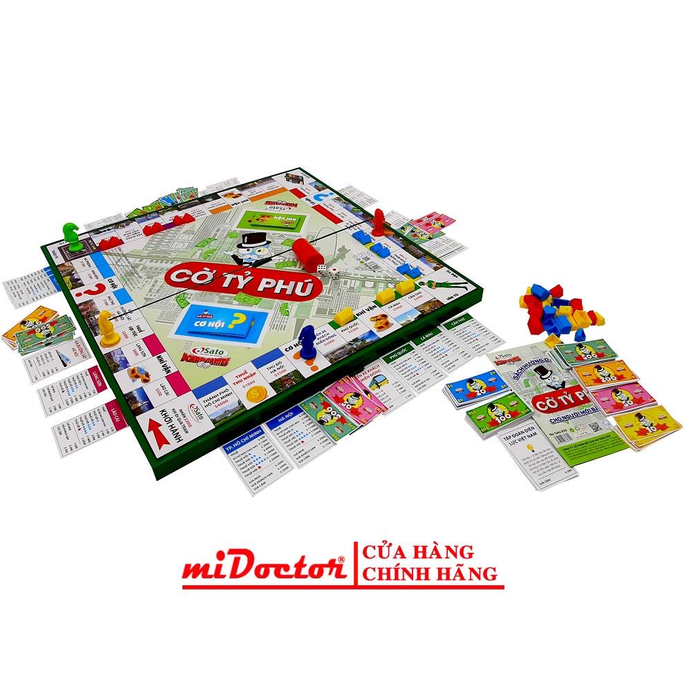 Cờ Tỷ Phú Monopoly Vui Nhộn Cao Cấp, An Toàn Có Chọn Cỡ 31x41, 42x42, Hàng Chính Hãng miDoctor