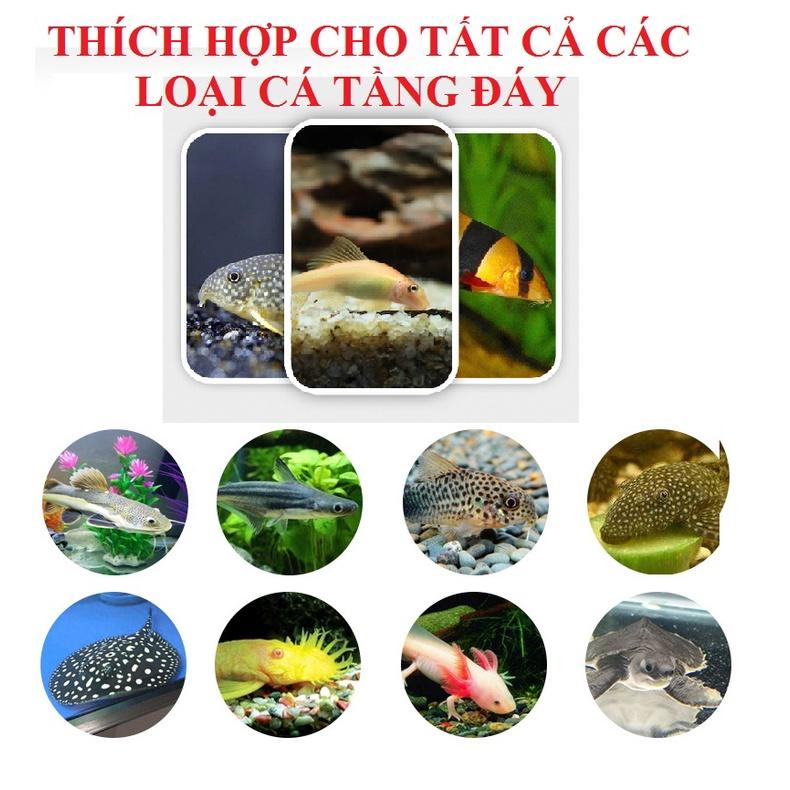 Cám pleco dinh dưỡng "Yee" - thức ăn dinh dưỡng dành cho các dòng pleco, cá tầng đáy, cua cảnh, tôm, tép - shopleo