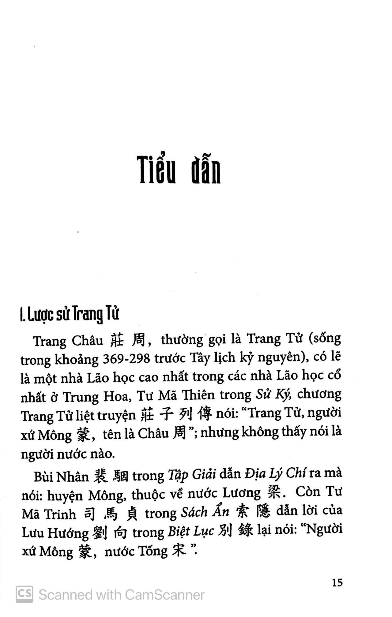 Trang Tử Nam Hoa Kinh (Tập 1)