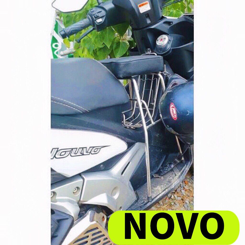 Ghế xe máy Novo , GHẾ ĐÔN GA INOX YÊN NỆM