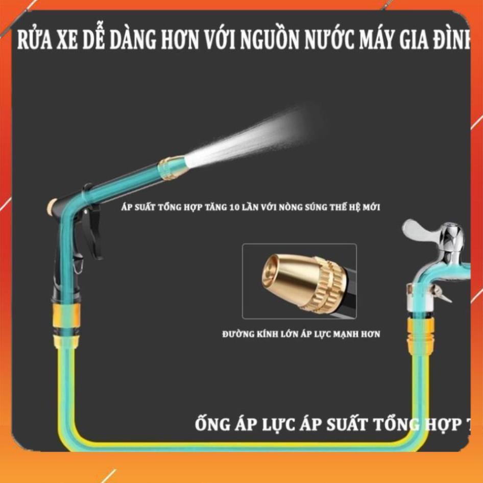Vòi Xịt Tăng Áp Rửa Xe Ô Tô – Bộ Vòi Xịt Rửa Xe ,Tưới Cây Chuyên Nghiệp 206810-2