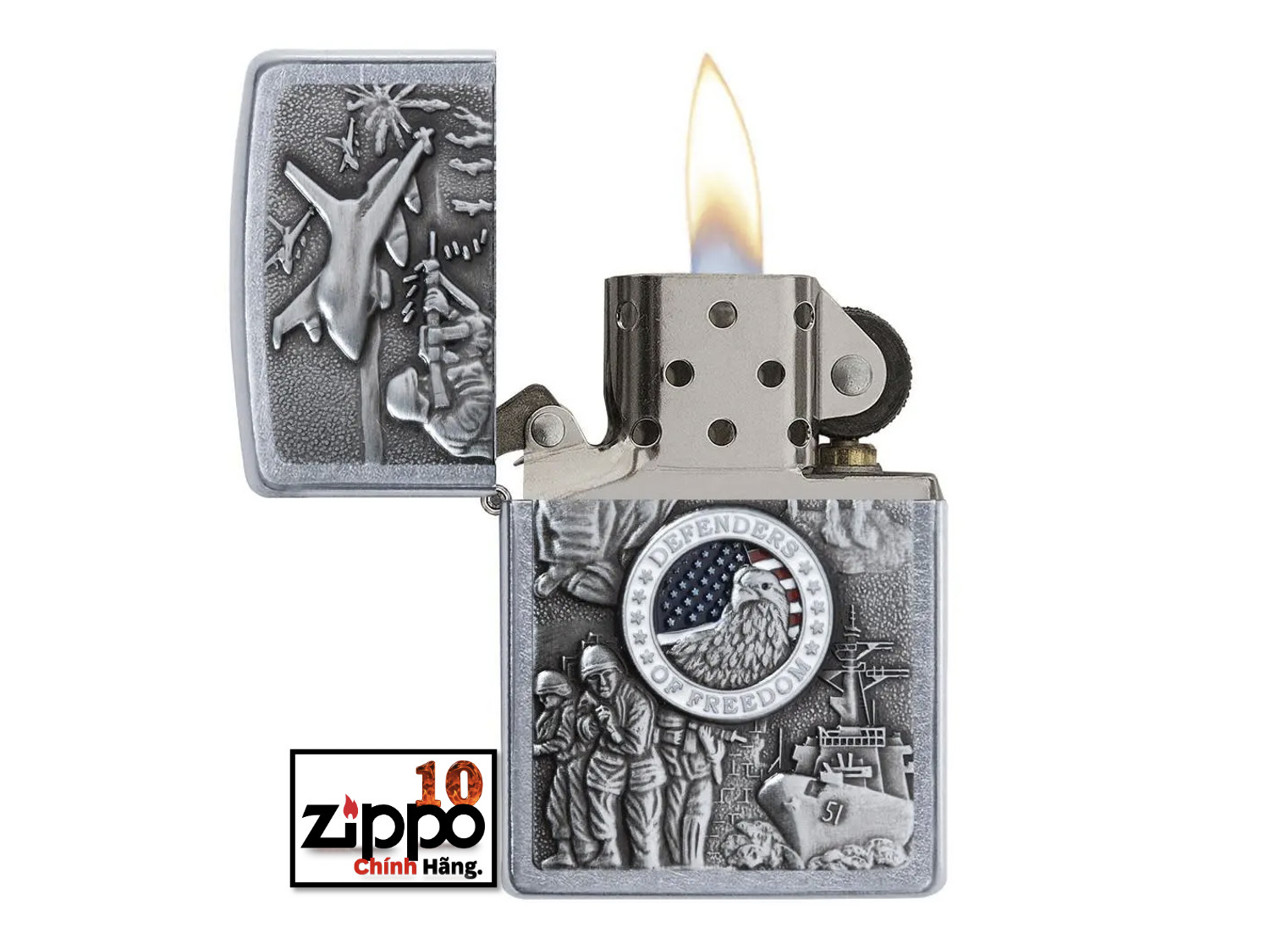 Bật lửa ZIPPO 24457 Joined Forces - Chính hãng 100%