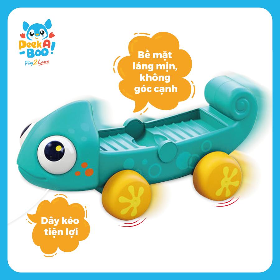 Đồ Chơi Tắc Kè Cầu Vồng Phát Triển Tư Duy Cho Bé PEEK A BOO PAB035