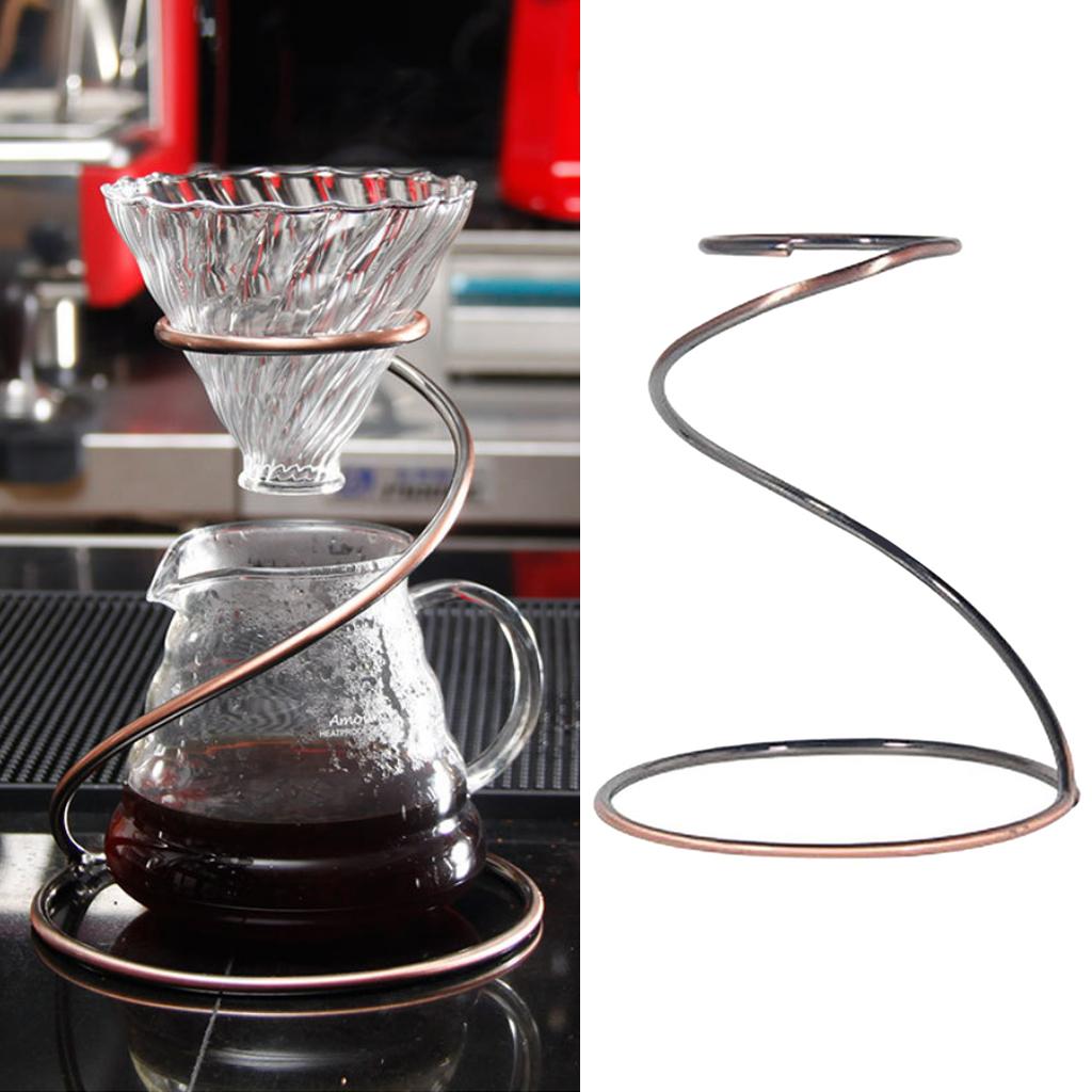 Iron Coffee Filter Holder Rack Coffee Filter Cup Stand for Home Kitchen Accs