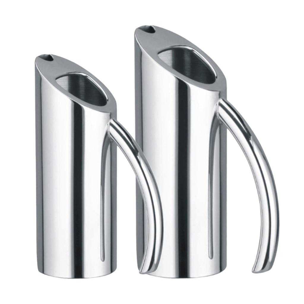 2 Pieces Stainless Water Pitcher with Ice Guard 1.6L Beverage Iced Tea Pot