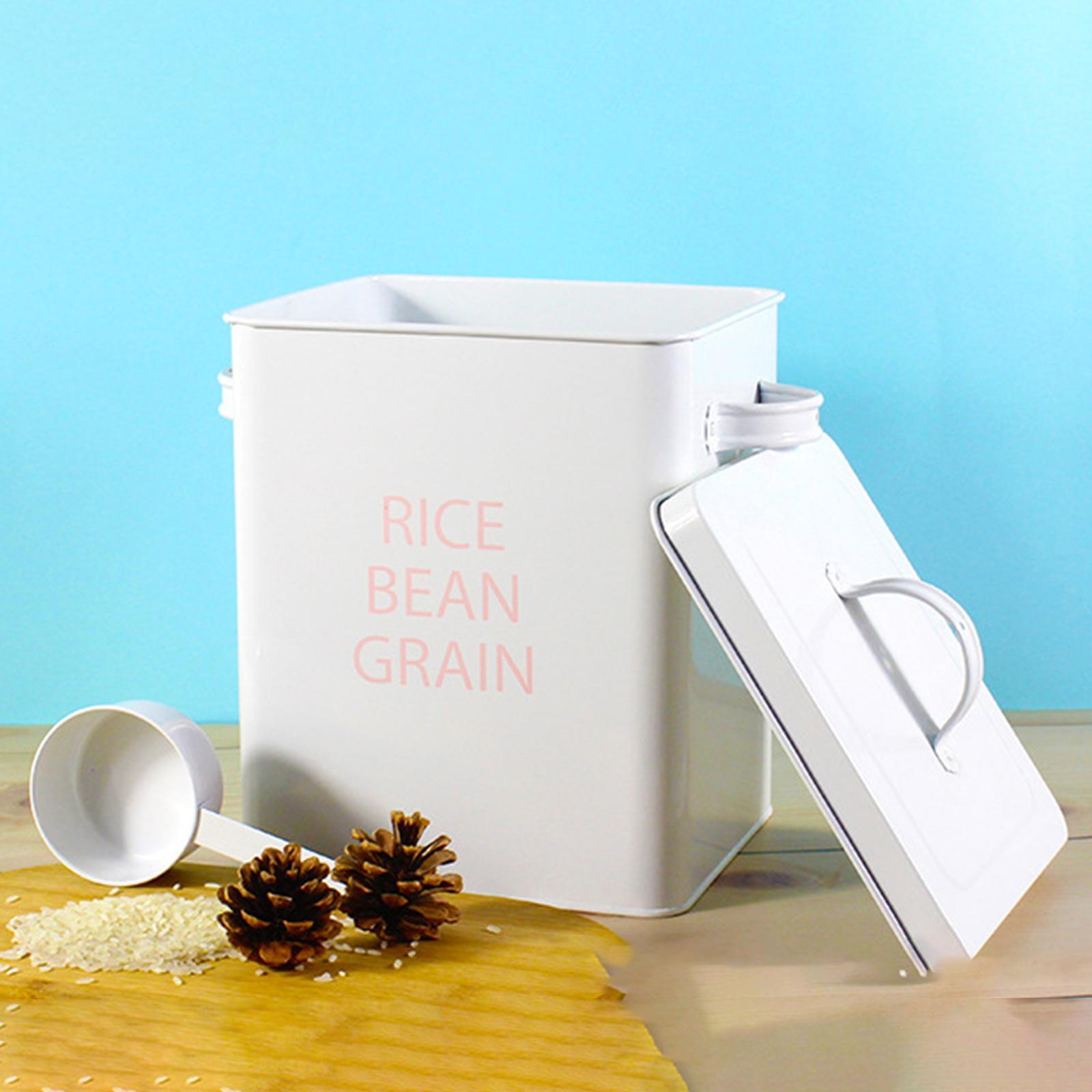 Food Storage Bucket Large Capacity for Grain Cereal Flour Rice Tea Container