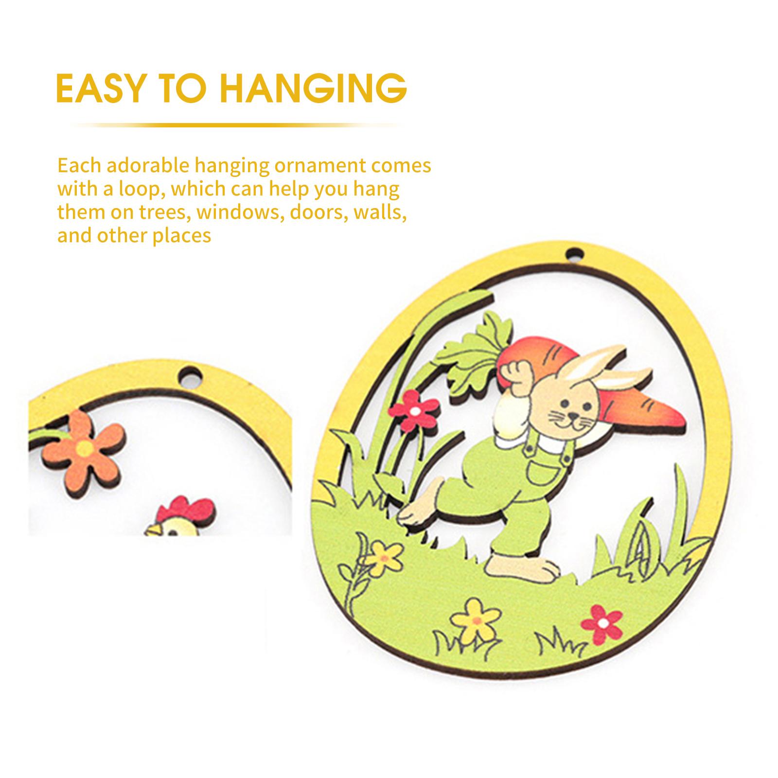 Set 10 Quả Trứng Phục Sinh Nhiều Màu Sắc Trang Trí Nhà Cửa