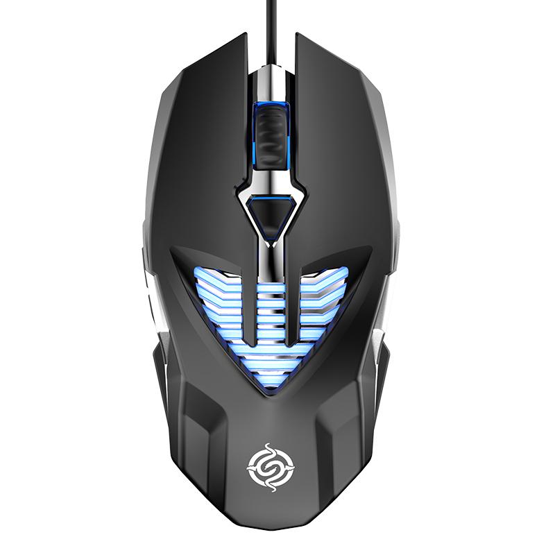 Q1 Có Dây Công Thái Học Điện Quang Chuột Chơi Game 1600Dpi Usb 6 Nút Định Nghĩa Vĩ Mô Kim Loại Chuột Máy Tính Để Bàn Chuột Máy Tính