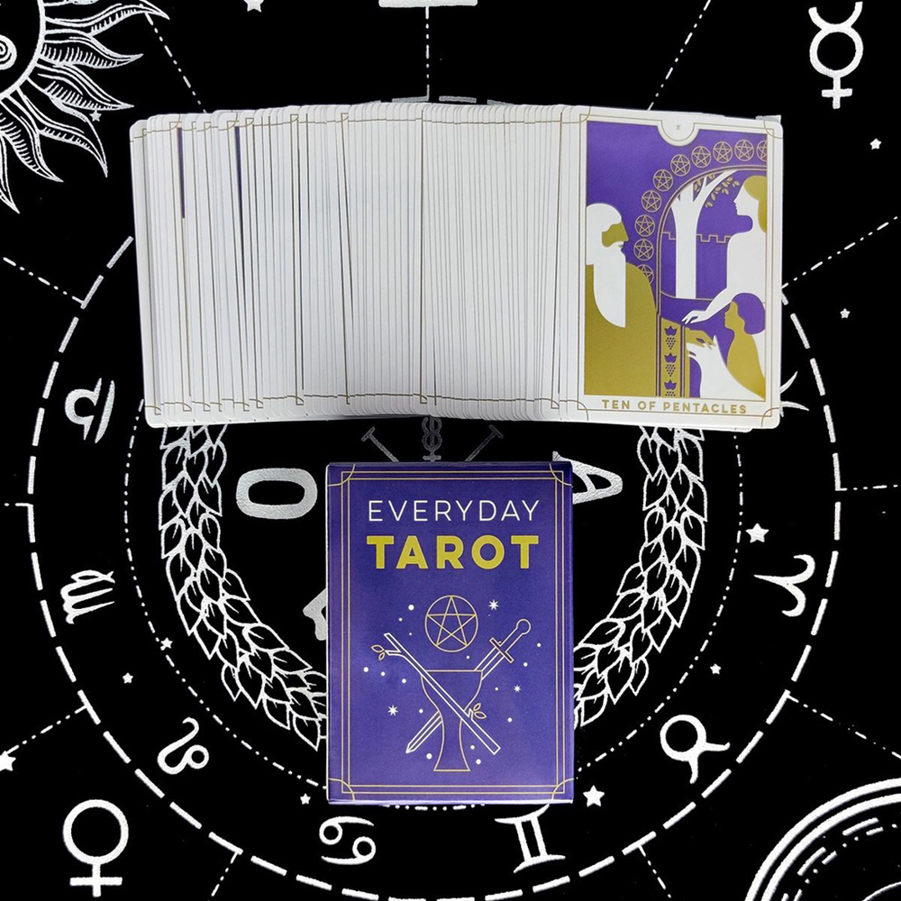 Bộ Bài Everyday Tarot 78 Lá Bài Tặng Đá Thanh Tẩy