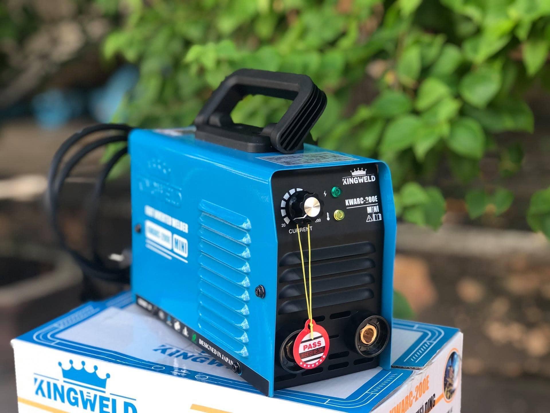 MÁY HÀN QUE MINI ĐIỆN TỬ KINGWELD KWARC-200E - HÀNG CHÍNH HÃNG