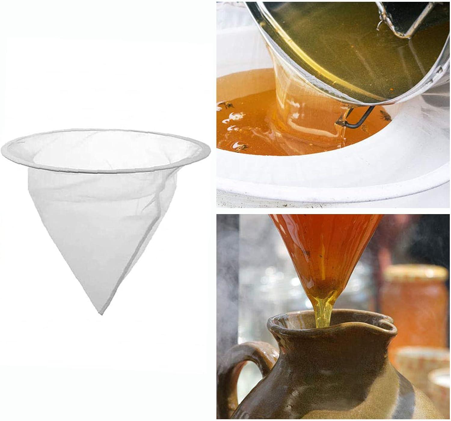 3 Cái Nylon Lọc Mật Ong, Công Cụ Lọc Mật Ong, Lưới Lọc Mật Ong, để chế biến, chiết xuất và lọc mật ong