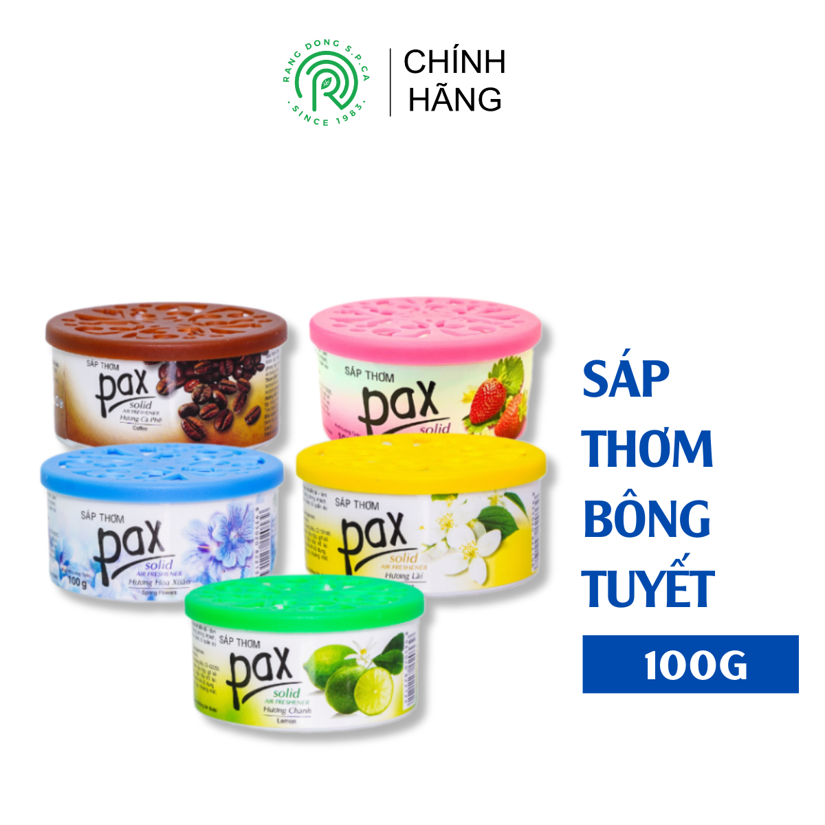 Sáp thơm Bông Tuyết Pax 100g - Hương Lài