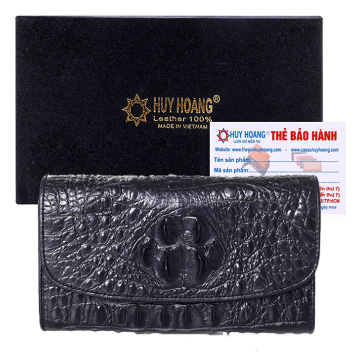 Ví Nữ Huy Hoàng HT3205 (10.5 x 19 cm) - Đen