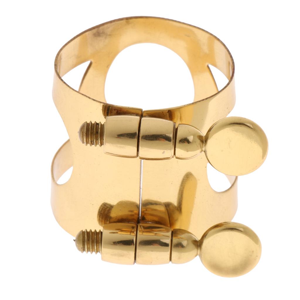 Sunnimix Kim Loại KÈN SAXOPHONE EB Đầm Kẹp Cho Saxophone Alto Linh Kiện Thay Thế