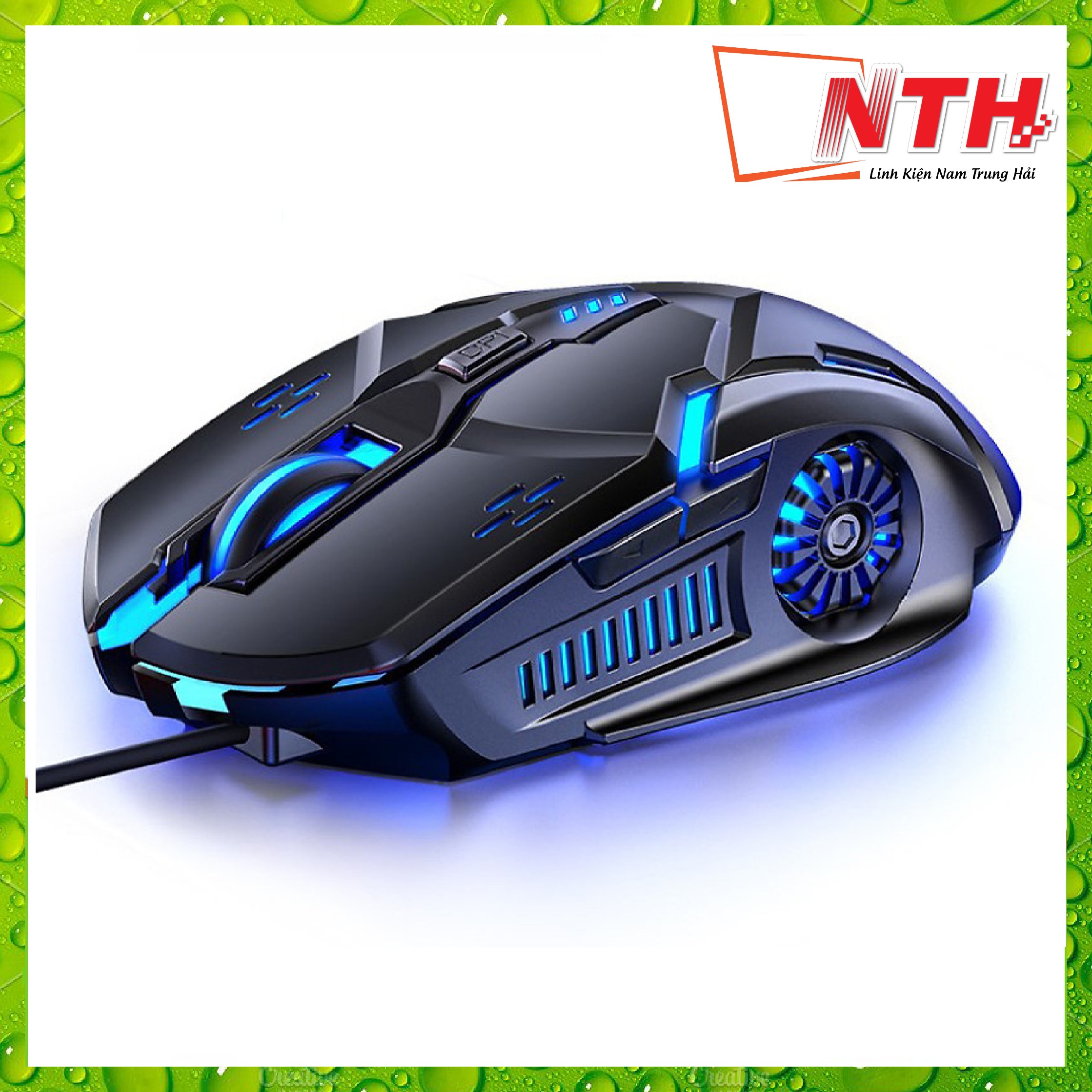 Chuột máy tính gaming SIDOTECH G5S chuyên chơi game Esport đèn Led Rgb / 6 Nút Bấm / DPI 3200 / tuổi thọ 30 triệu lần click cao thiết kế công thái học cho game thủ streamer FPS Moba lướt web thiết kế làm việc văn phòng tương  - Hàng chính hãng