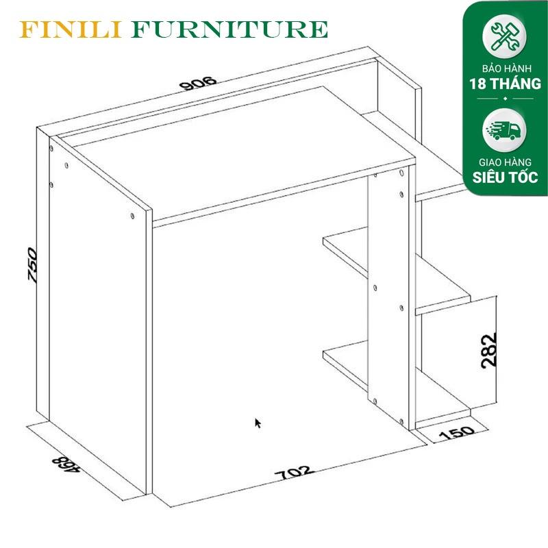 Bàn làm việc, Bàn học gỗ công nghiệp đẹp và hiện đại giao siêu tốc FBH01