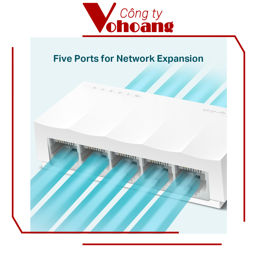 Bộ Chia Mạng Switch Để Bàn TP-Link LS1005 5 Cổng 10/100Mbps - Hàng Chính Hãng
