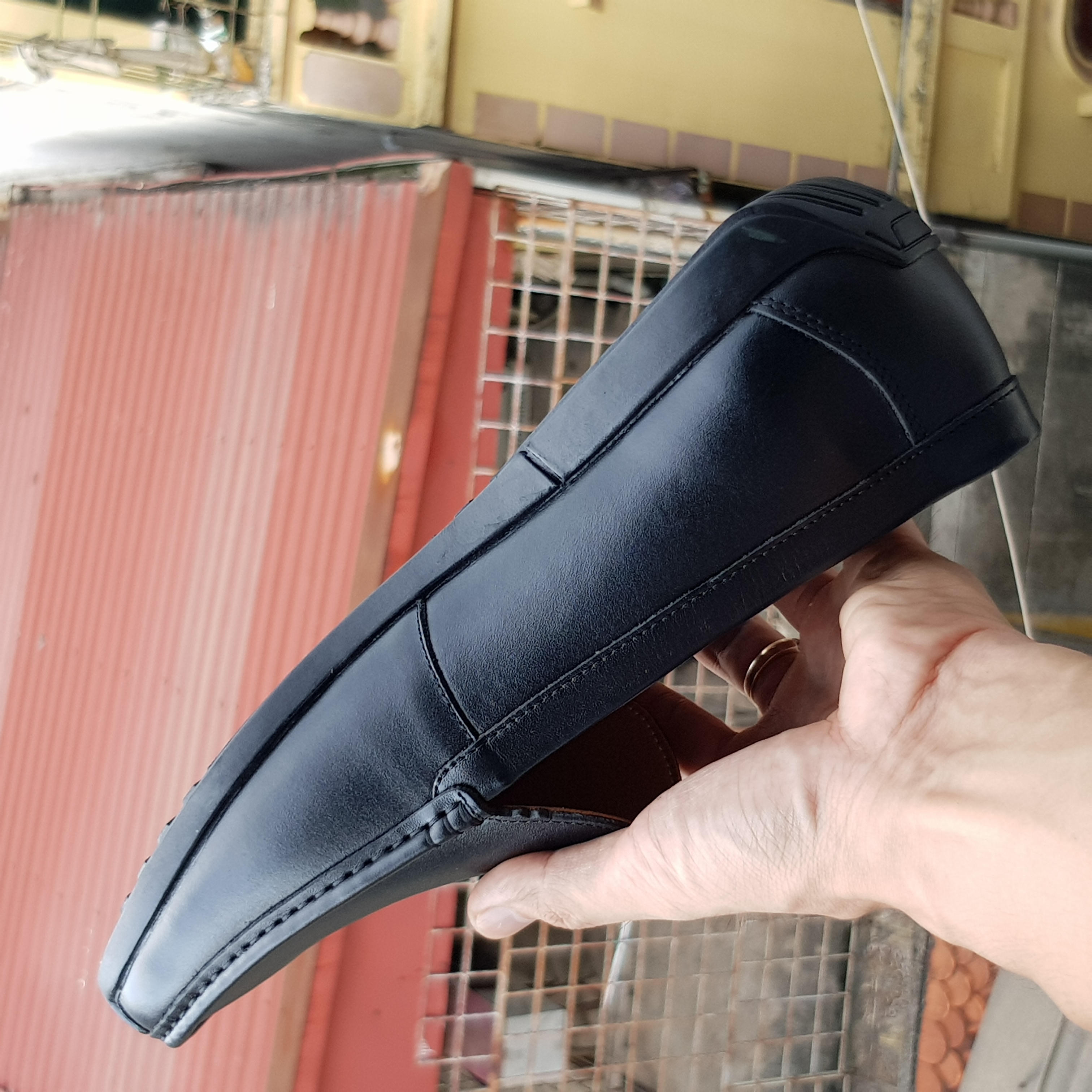 Giày Lười Nam Cao Cấp. Đế Full Đen Nhập Khẩu Mã GL05