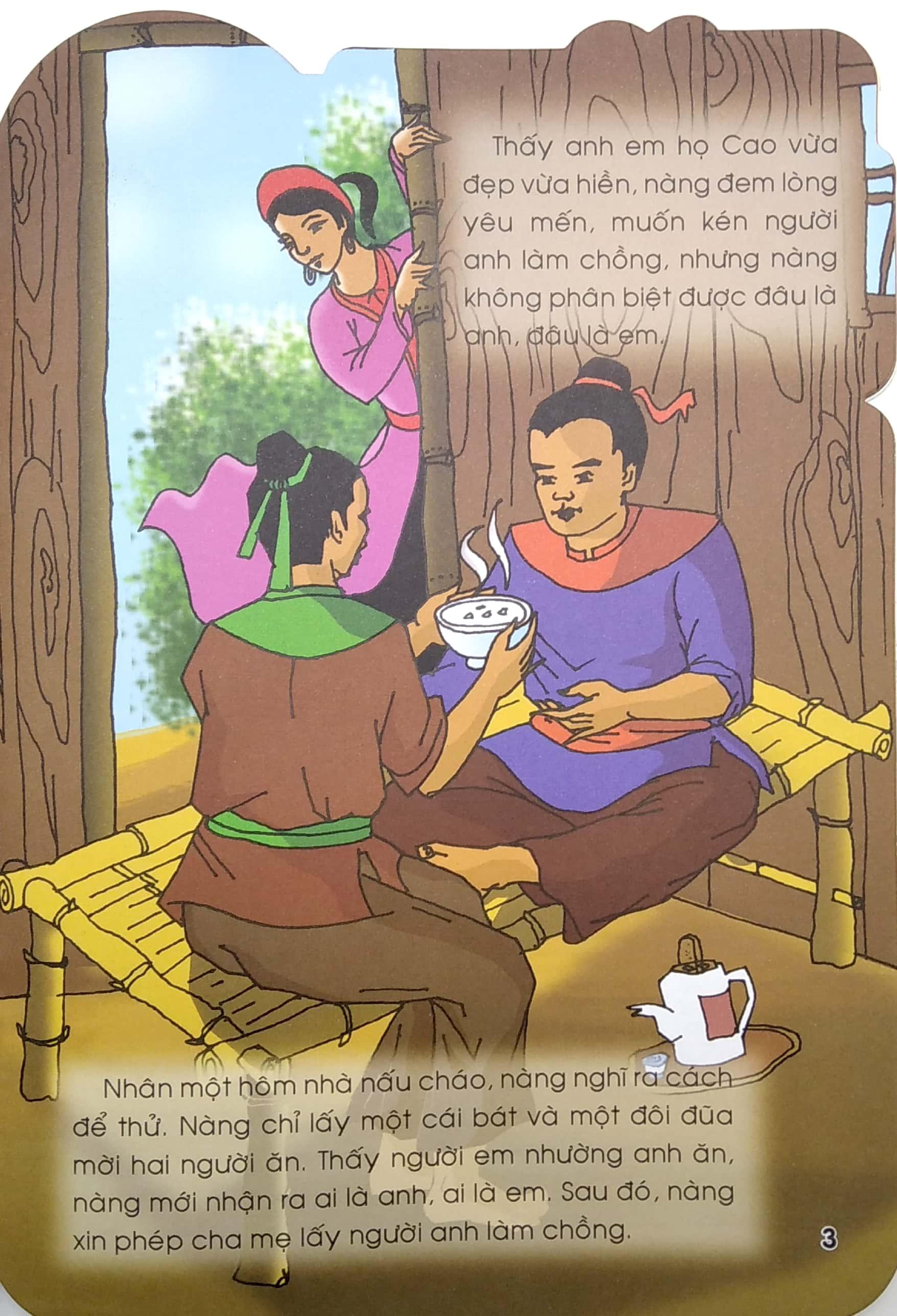 Truyện Cổ Tích Việt Nam Dành Cho Thiếu Nhi - Sự Tích Trầu Cau (Tái Bản 2022)