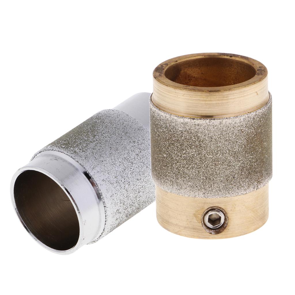 2x Stained Glass Grinder Head Bit Glass Grinders Concrete Granite Stone Tool