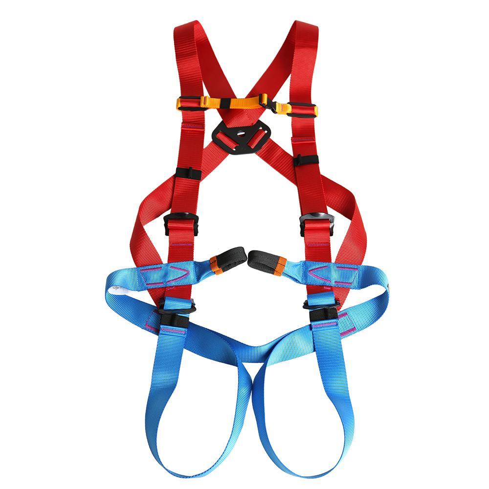 Professional Full Body Rock Climbing Rappelling Safety Harness Equipment - 3 Colors