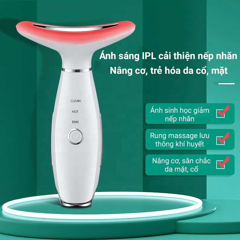 Máy Nâng Cơ Mặt, Cổ AM-8003, Xóa Nhăn, Chống Lão Hóa, Săn Chắc Da