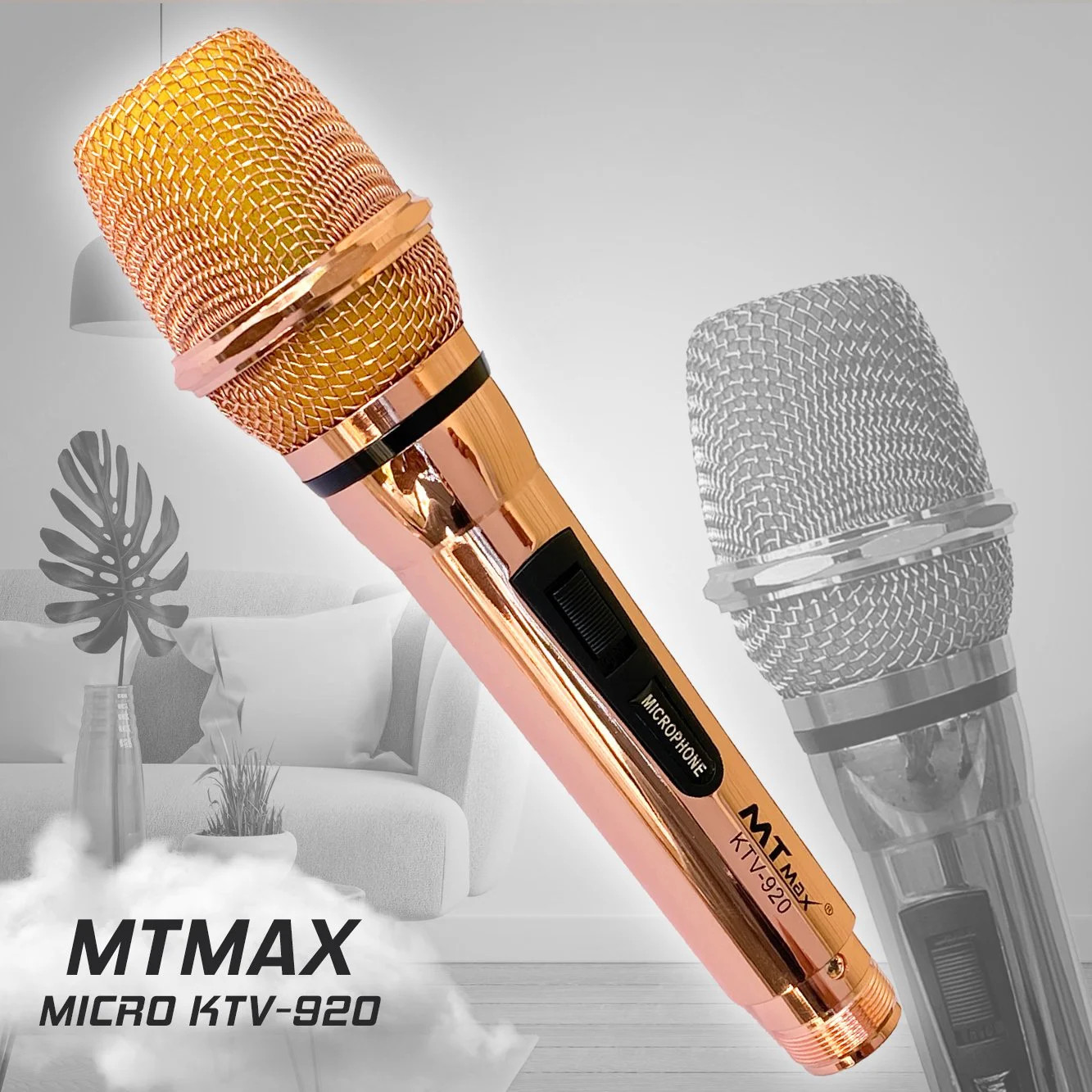 Micro karaoke có dây MTMAX KTV920 - KTV930. Hàng Chính Hãng