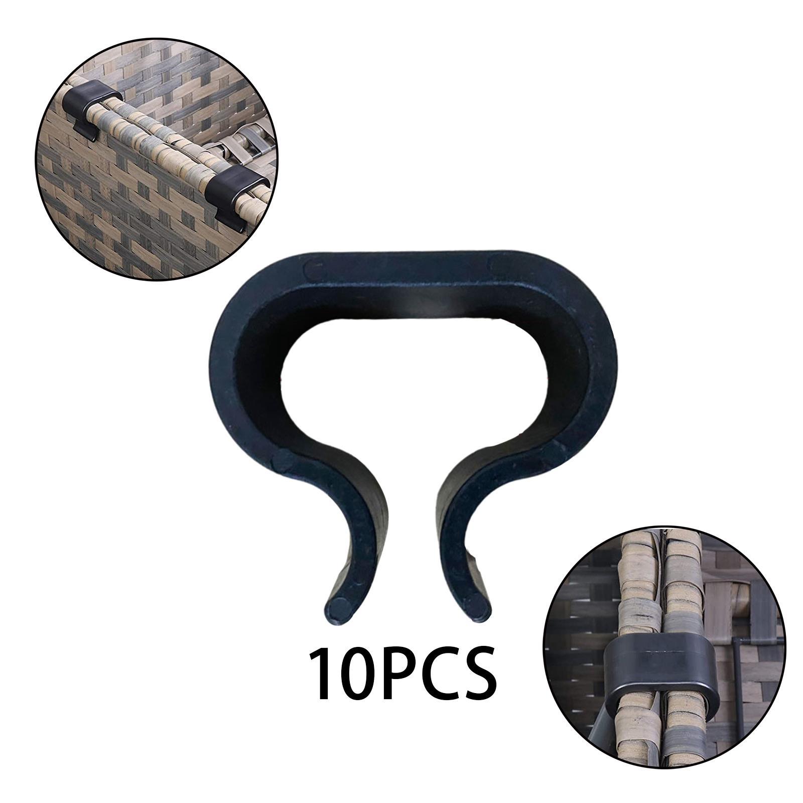 10 Pieces Patio Wicker Furniture Clips Chair Fasteners Patio Sofa Clips