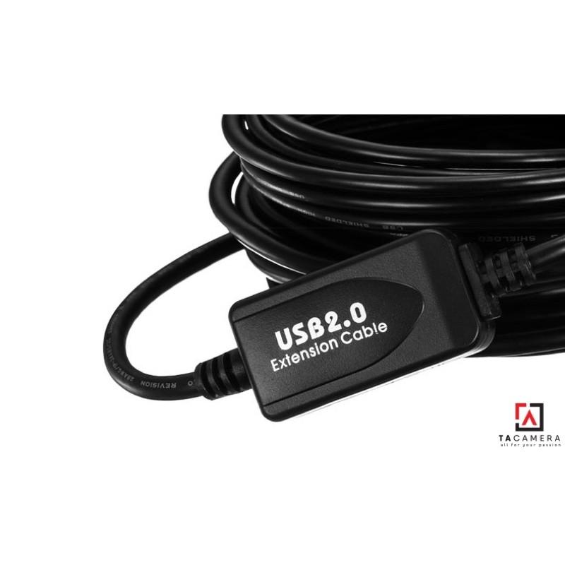 Dây Cáp USB 2.0 To Mini-B 5-Pin - Chụp Ảnh Flatlay Bằng Liveview - Dài 10m - Right Angle