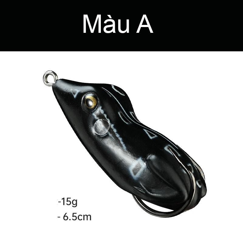 Mồi câu lure mồi nhái giả câu cá lóc cá sộp 6.5cm 15g mồi câu cá siêu nhậy MOI-4