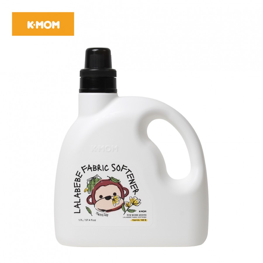 NƯỚC XẢ THUẦN CHAY LALABEBE K-MOM HÀN QUỐC HƯƠNG MỘC LAN CHAI 1700ML