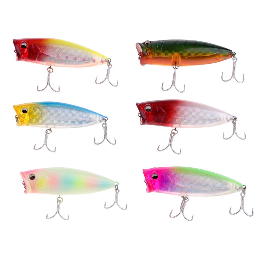 Lifelike Floating Hard Balance with Hook Red A