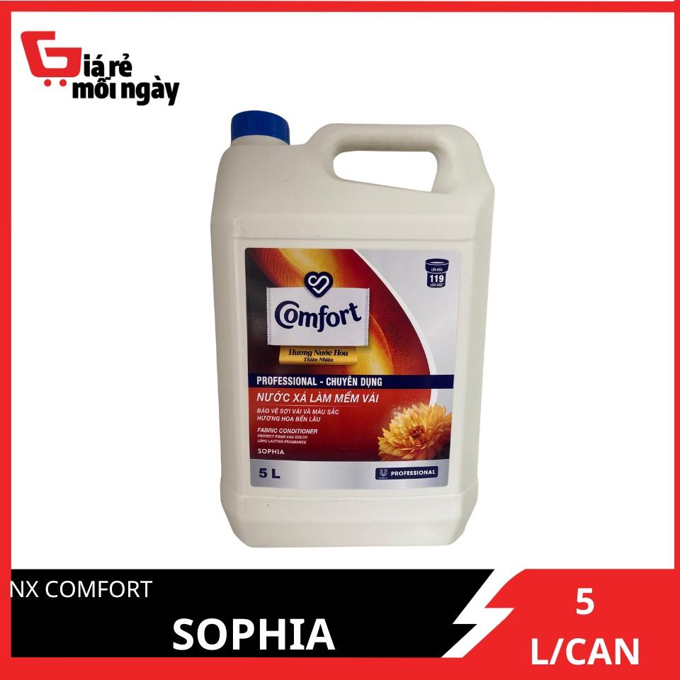 Nước Xả Vải Comfort Hương Sophia Can 5L