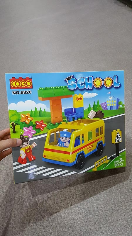 Mô Hình Nhỏ Trường Học - COGO 6826 (30 Mảnh Ghép)