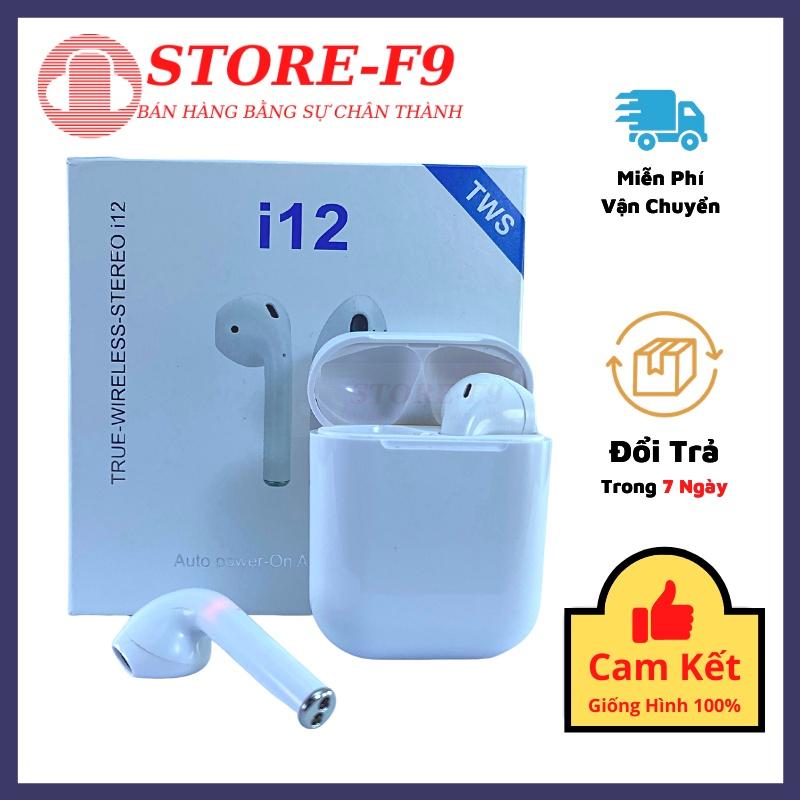 Tai Nghe Không Dây Bluetooth Cao Cấp Không Dây Mini I12 TWS tích hợp micro cho IPhone/Android