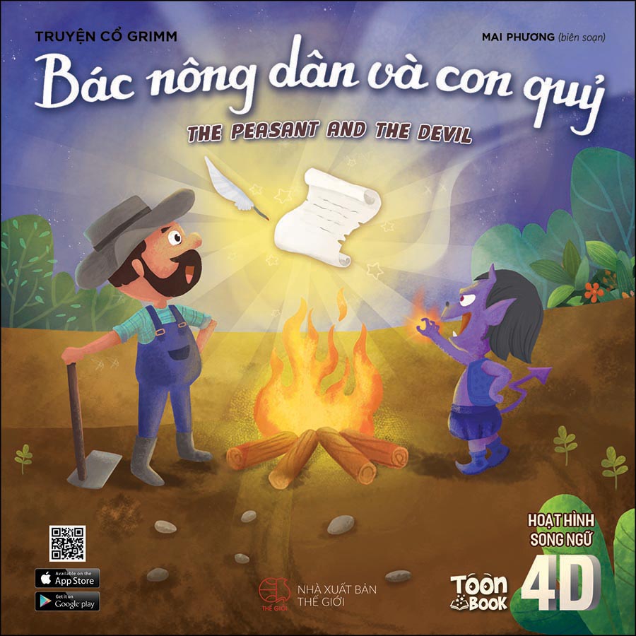 Bác Nông Dân Và Con Quỷ Hoạt Hình Song Ngữ 4D