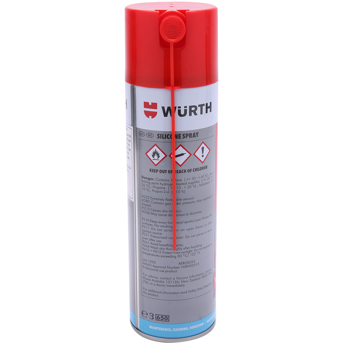 Dầu Silicon Bảo Dưỡng Đa Năng Wurth 0893221 (500ml) - Hàng Chính Hãng