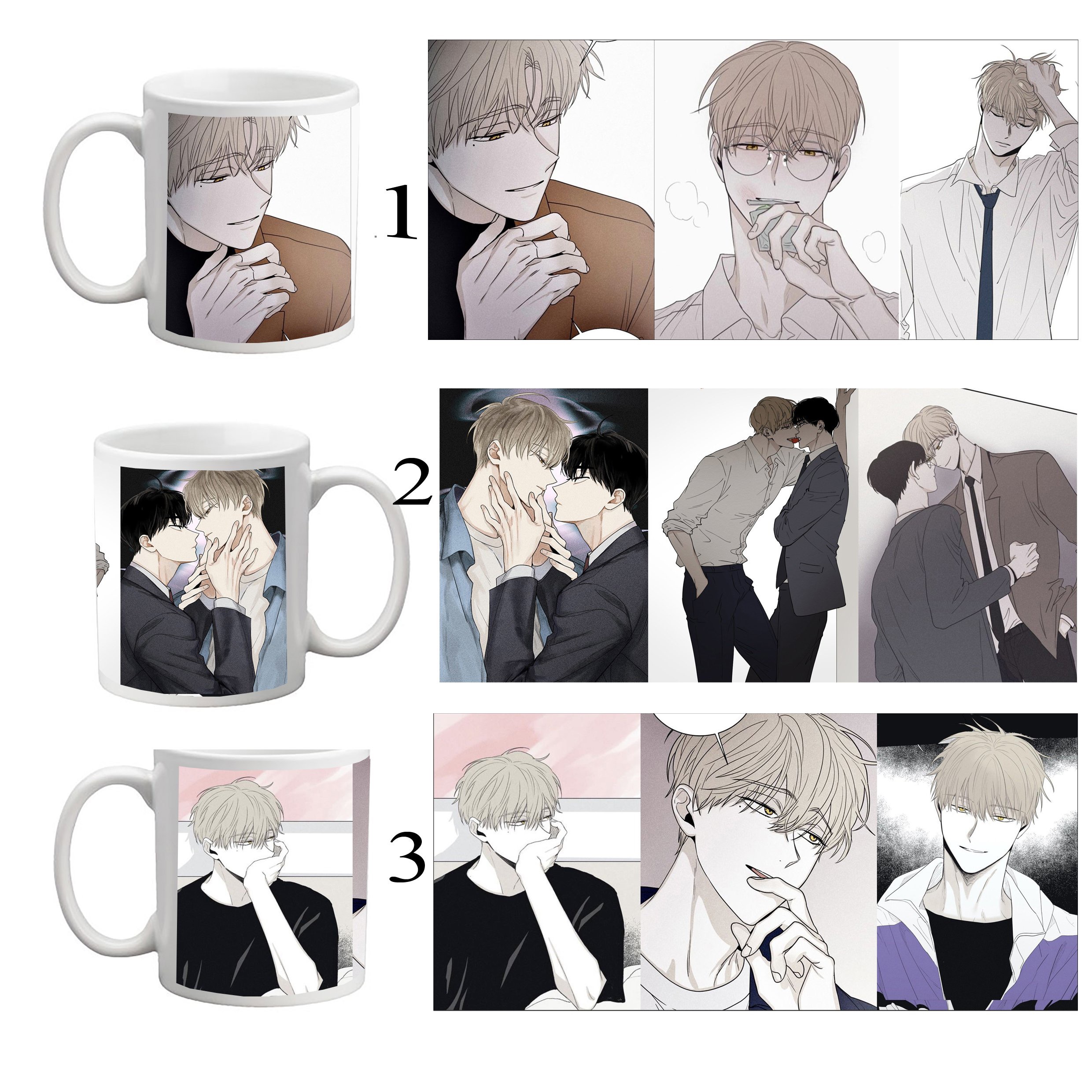 Cốc in hình chiếu tướng jung eunsung/ ly sứ checkmate chiếu tướng jung eunsung