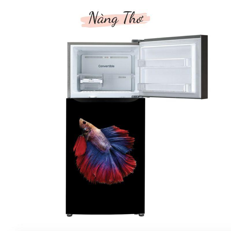 Decal dán tủ lạnh