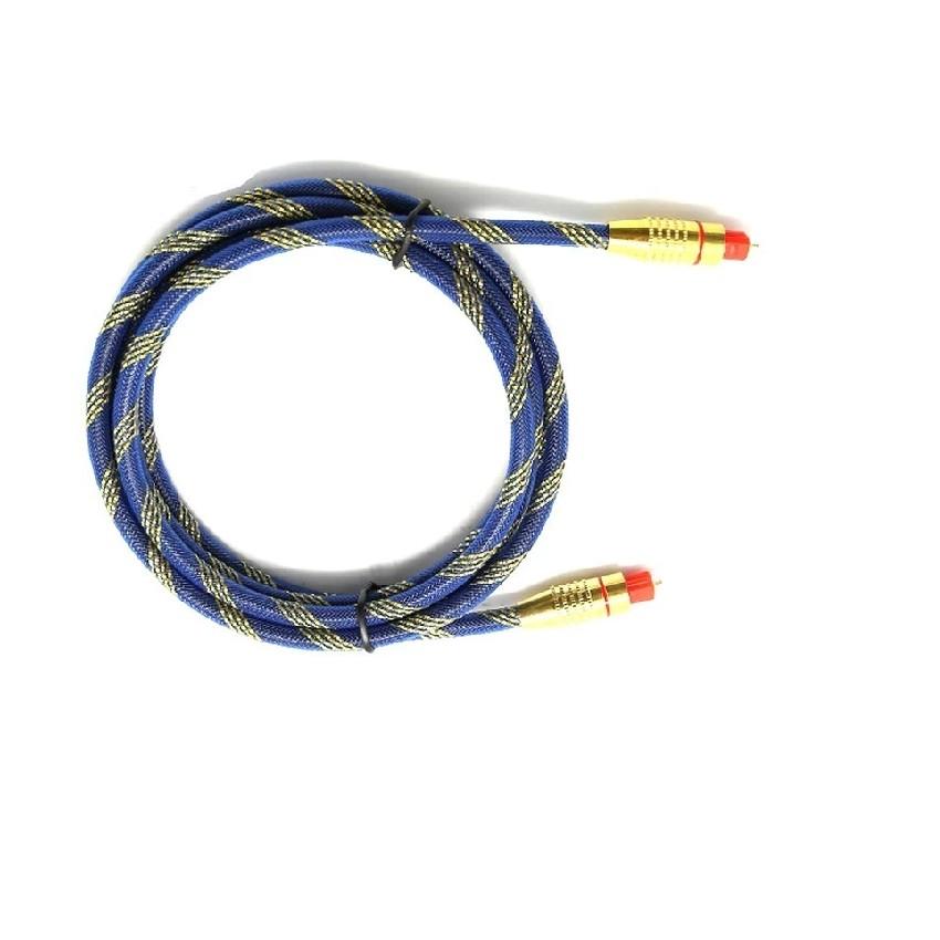 Cáp quang âm thanh mạ vàng 24k 0.5m (Vàng đồng) - Toslink Optical Cable - Dây âm thanh quang 5.0 -DC773